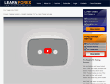 Tablet Screenshot of forexcourse.learncurrencytradingonline.com
